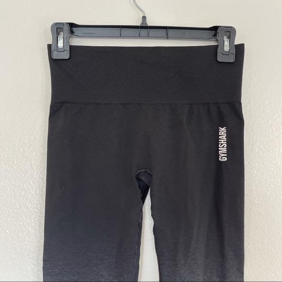 Gymshark Adapt Ombre Leggings Size S Black Gray - Picture 5 of 10